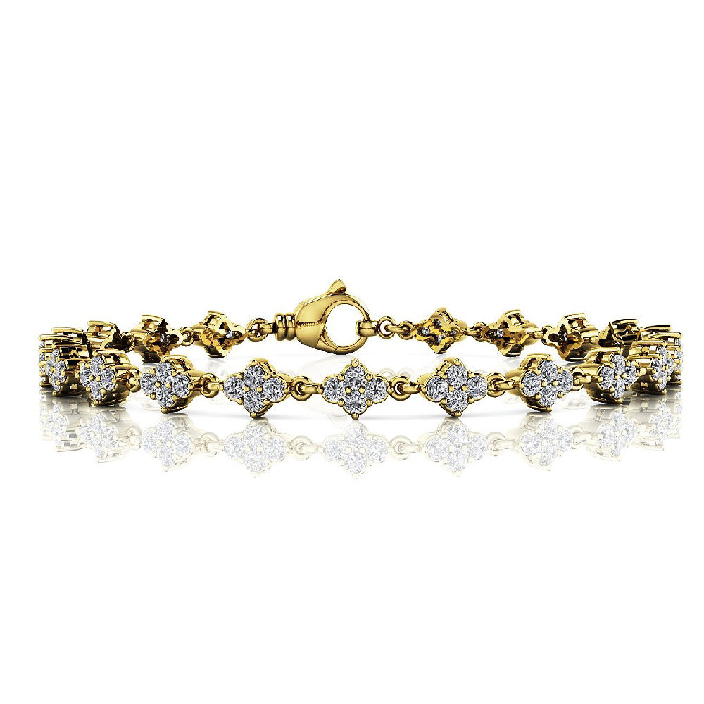 14K Diamond Tennis Bracelet