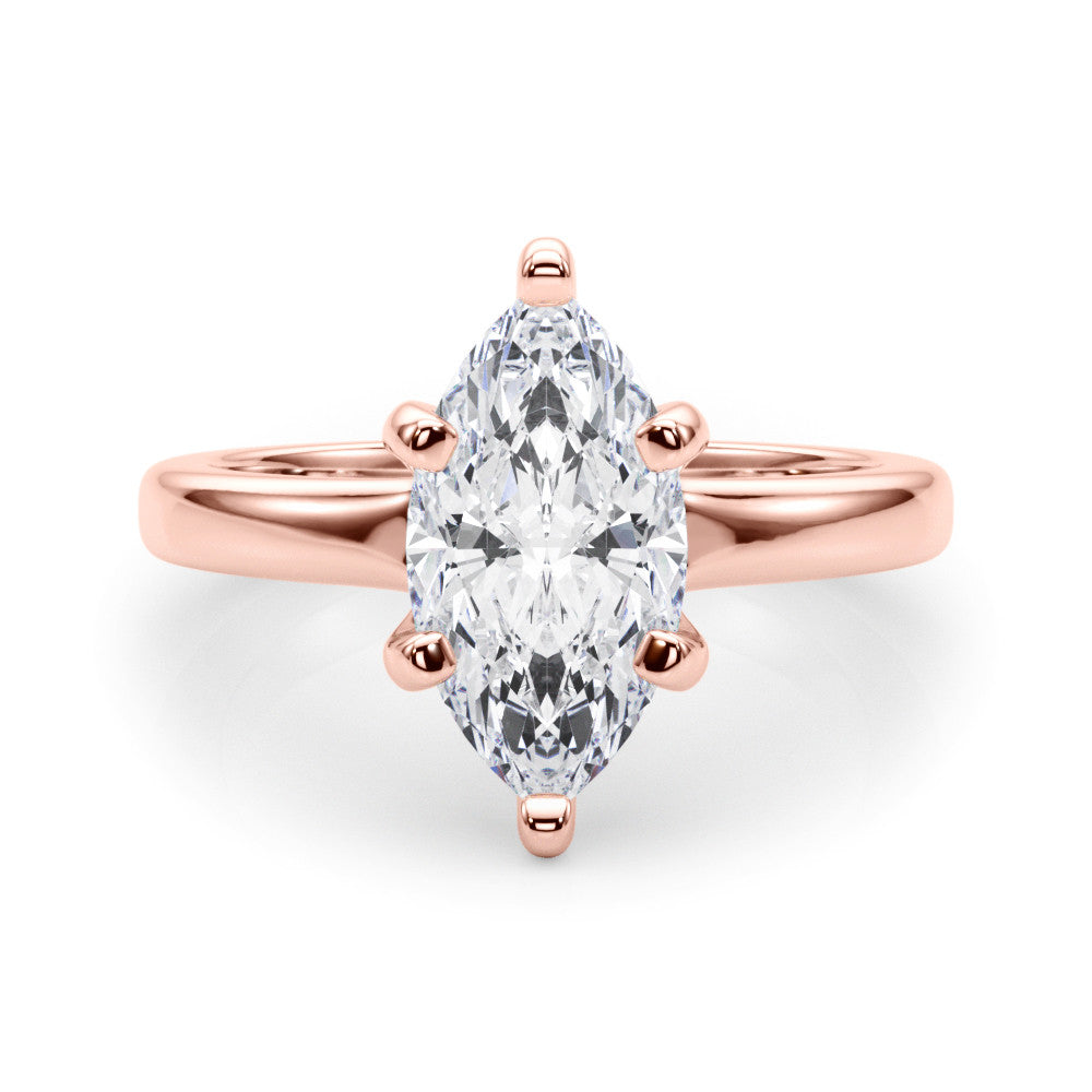 14K Gold Lab-Grown Diamond Marquise [1.11ctw] Engagement Ring