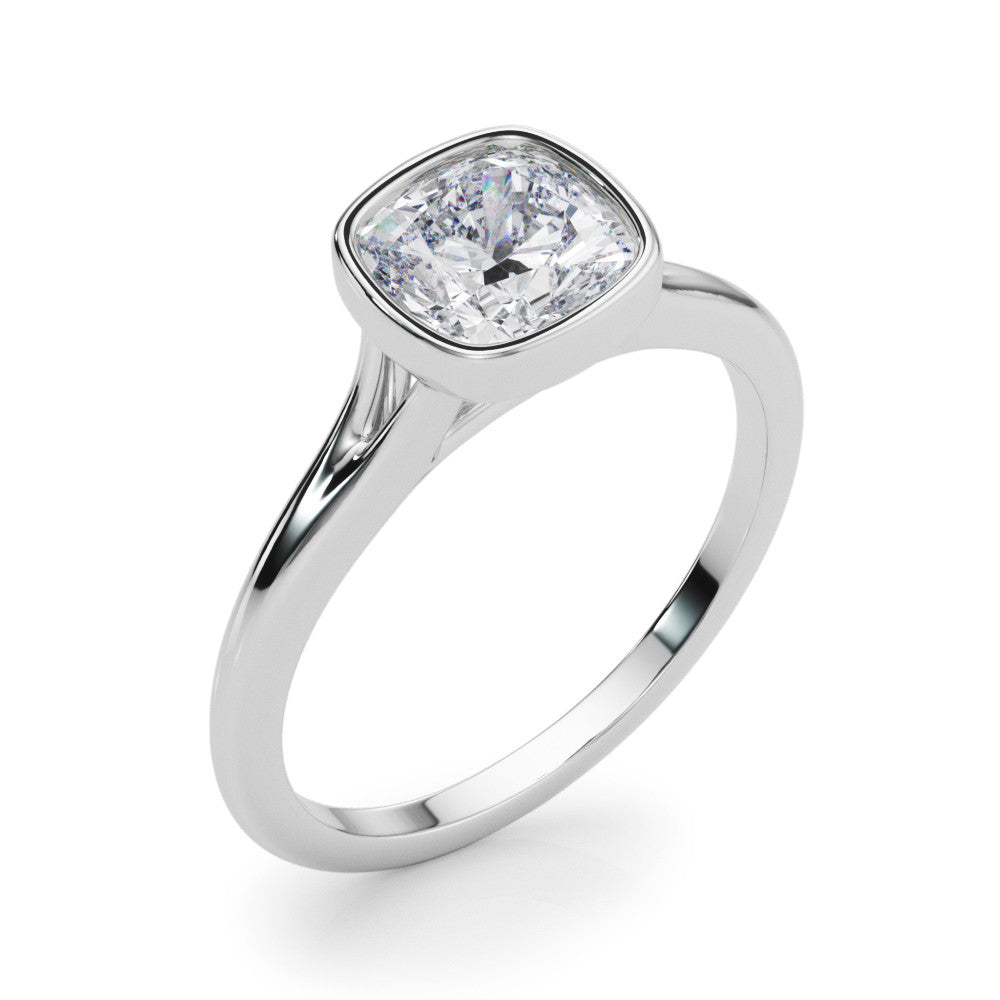 14K Gold Lab-Grown Diamond Cushion [2.01ctw] Engagement Ring