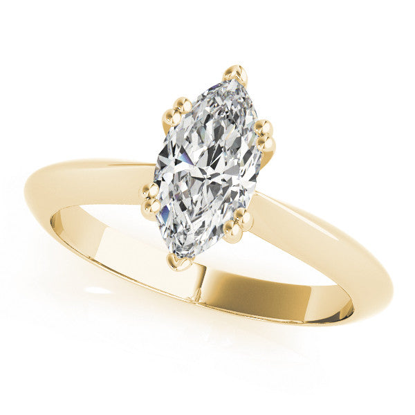 14K Gold Lab-Grown Diamond Marquise [1.01ctw] Engagement Ring