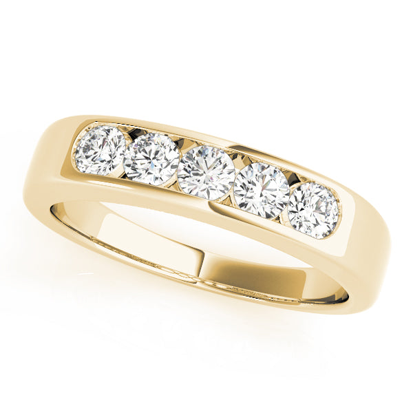 14K Channel Set Wedding Ring (1 ct.wt)