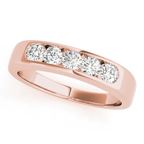 14K Channel Set Wedding Ring (1 ct.wt)