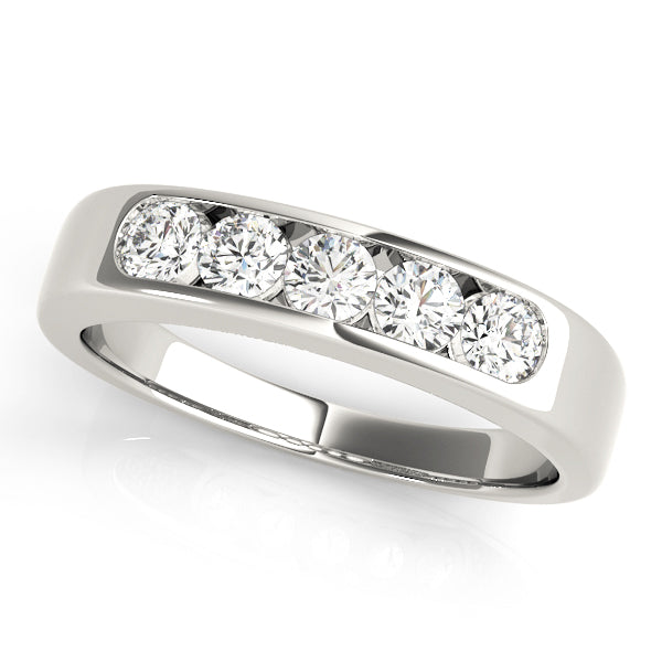 14K Channel Set Wedding Ring (1 ct.wt)