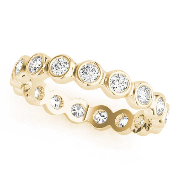 14K Diamond Eternity Bezel Set Ring (2.2MM)