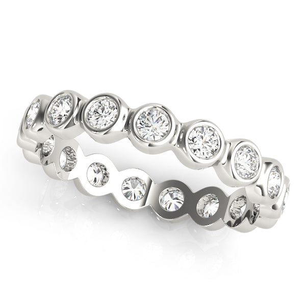 14K Diamond Eternity Bezel Set Ring (2.2MM)