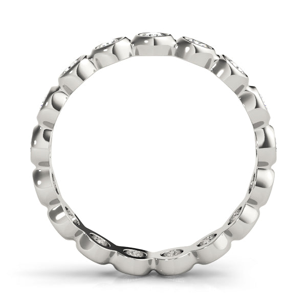 14K Diamond Eternity Bezel Set Ring (2.2MM)