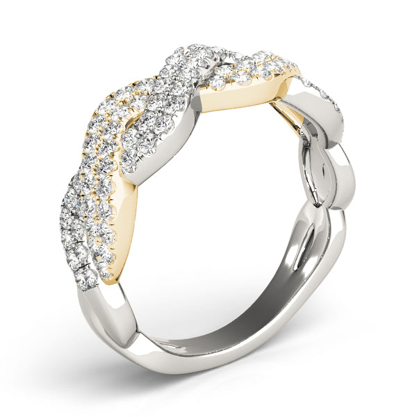 14K Twisted Wedding Ring