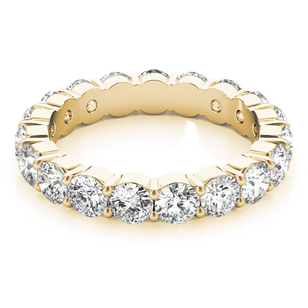 14K Round Diamond Eternity Ring (3.4mm to 4.5mm)