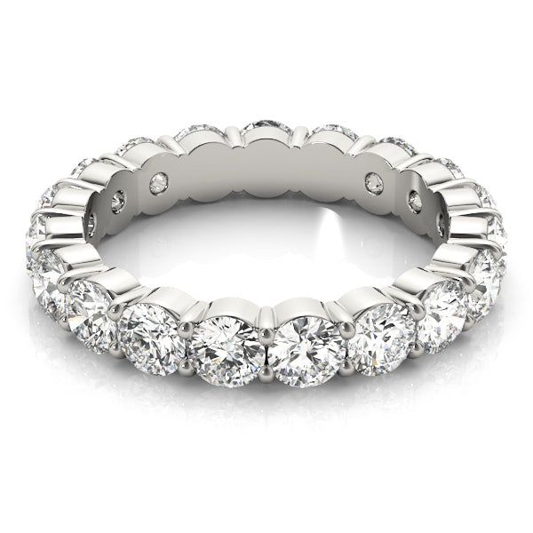 14K Round Diamond Eternity Ring (3.4mm to 4.5mm)