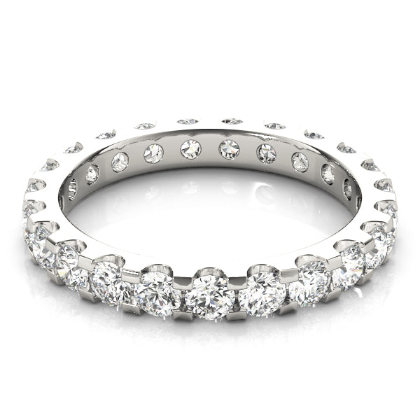 14K U Shape Shared Prong Eternity Ring (1.0MM to 2.4MM)