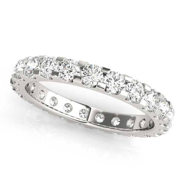 14K U Shape Shared Prong Eternity Ring (1.0MM to 2.4MM)