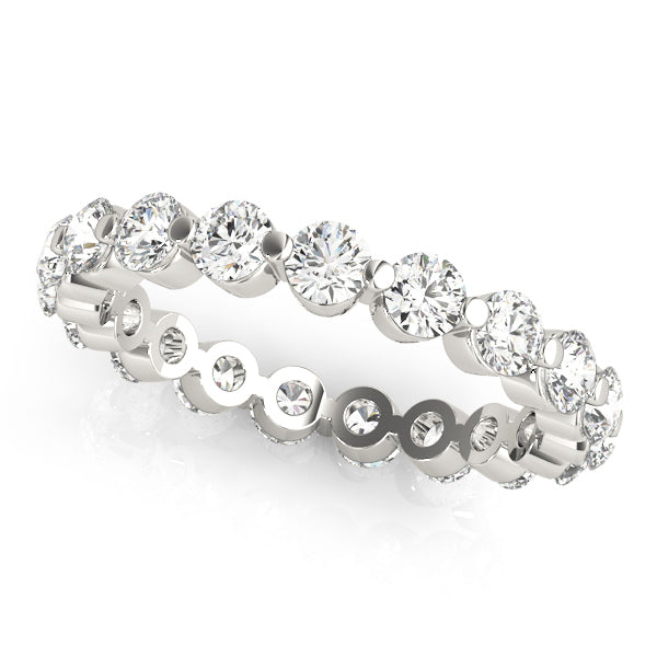 14K Single Shared Prong Eternity Ring (2.00MM to 3.40MM)