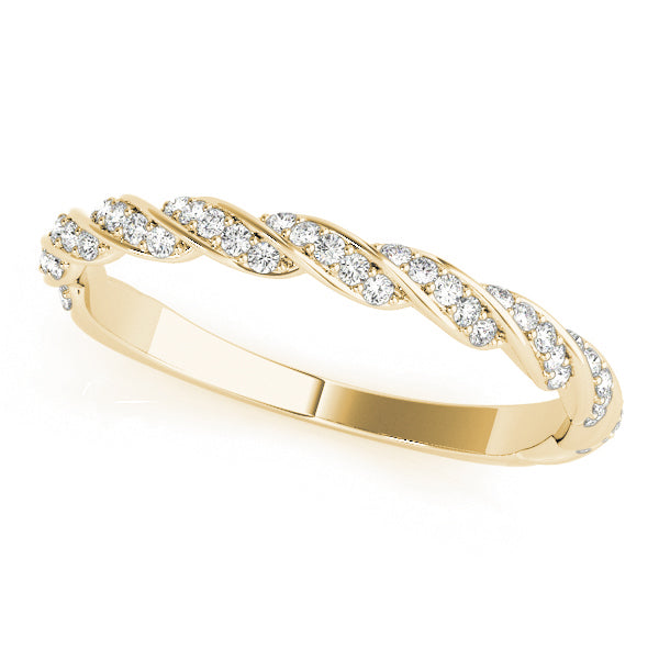 14K Twisted Wedding Ring