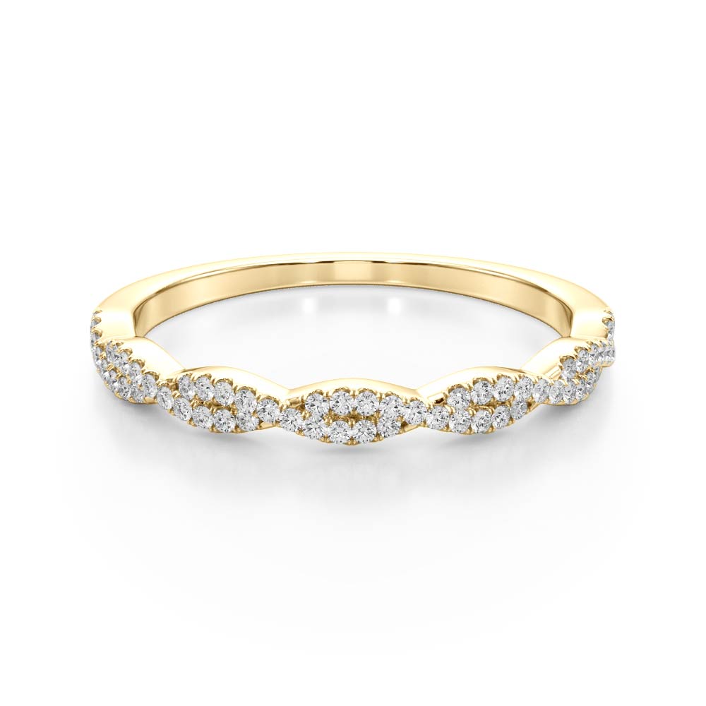 14K Twisted Wedding Ring