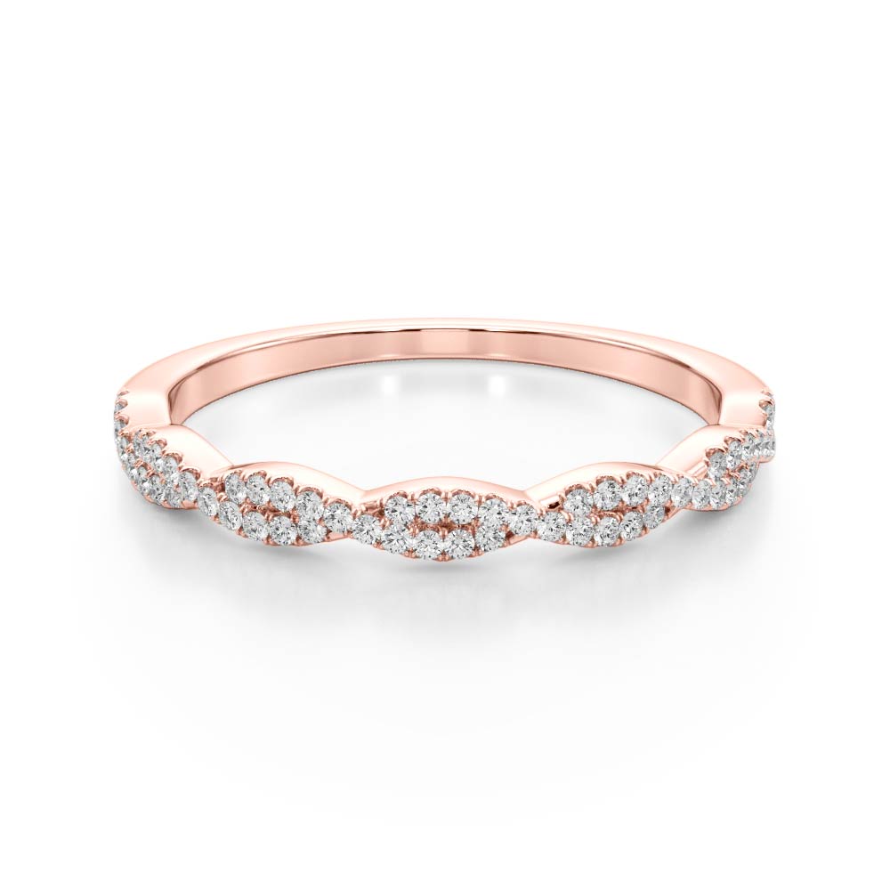 14K Twisted Wedding Ring