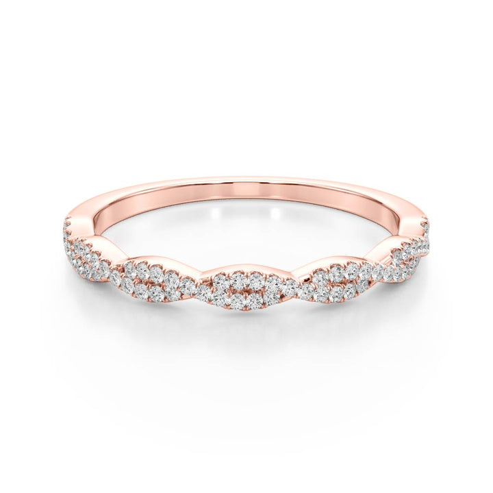 14K Twisted Wedding Ring