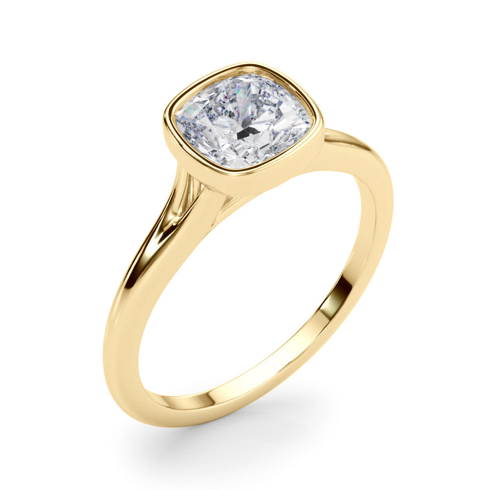 14K Gold Lab-Grown Diamond Cushion [2.01ctw] Engagement Ring