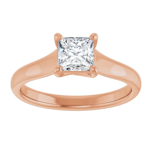14K Gold Lab-Grown Diamond 0.70ctw VVS2/D Engagement Ring
