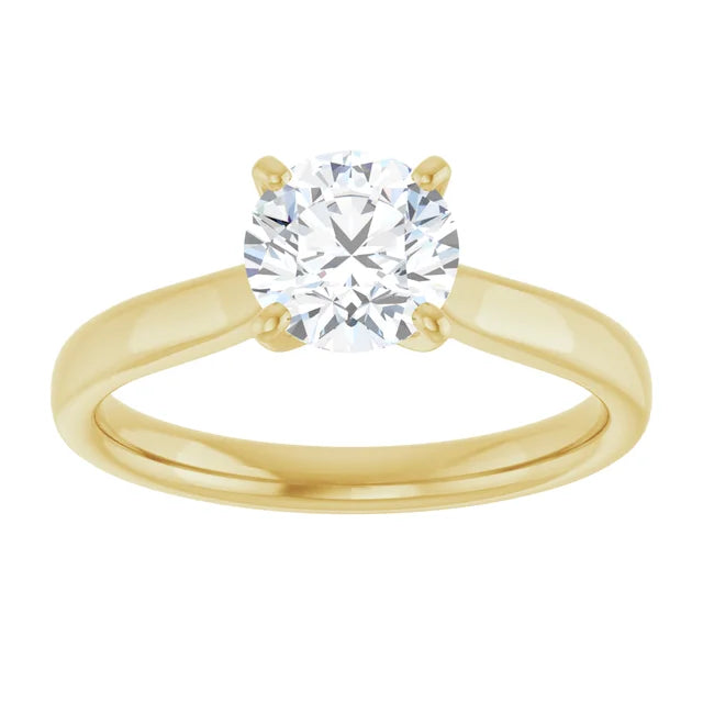 14K Gold Lab-Grown Diamond 1 CTW Solitaire Engagement Ring