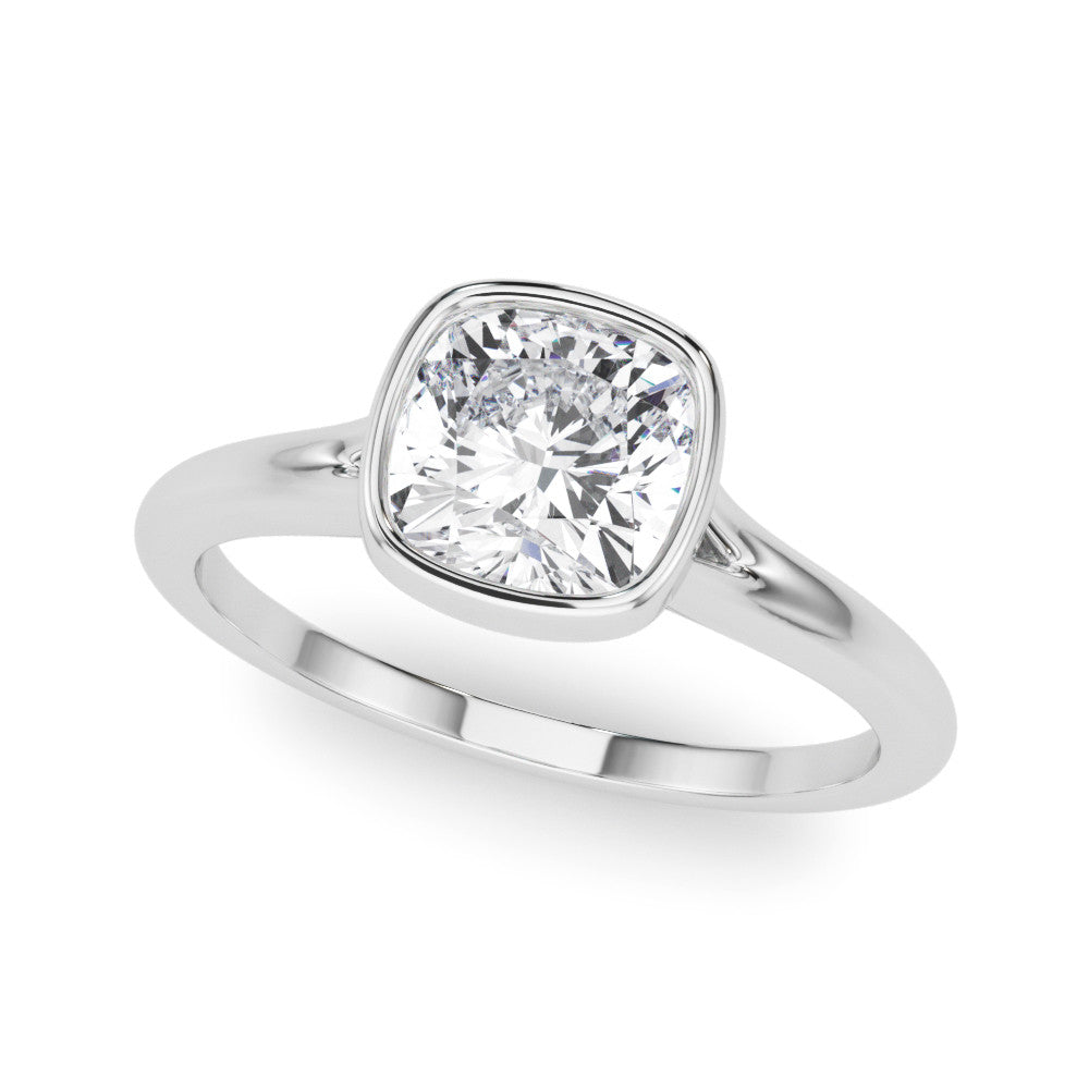 14K Gold Lab-Grown Diamond Cushion [2.01ctw] Engagement Ring