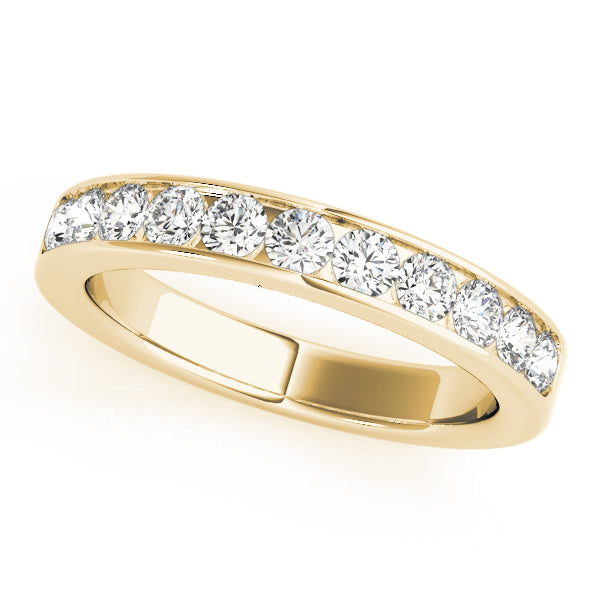 14K Channel Set Wedding Ring (1/5 ct.wt)