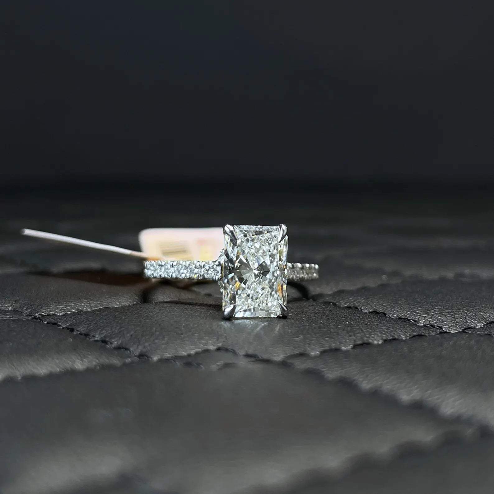 14K Gold 2.30CTW Radiant Cut Diamond Engagement Ring