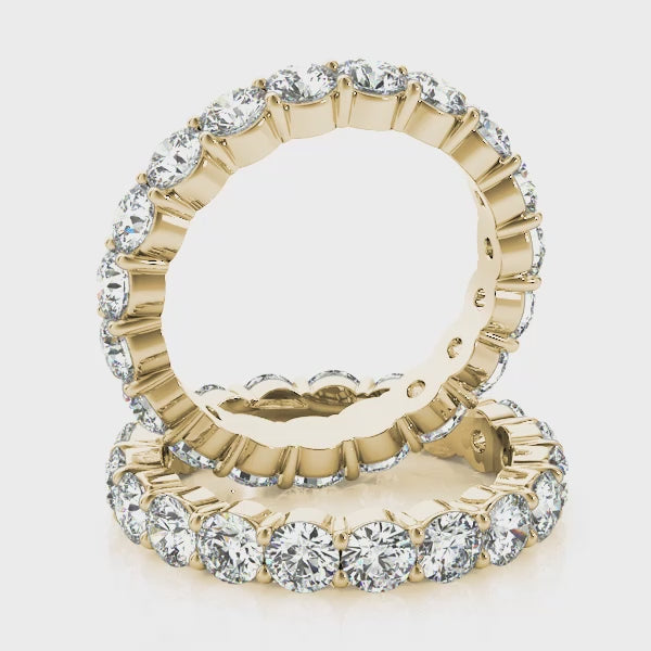 14K Round Diamond Eternity Ring (1.5mm to 3.0mm)