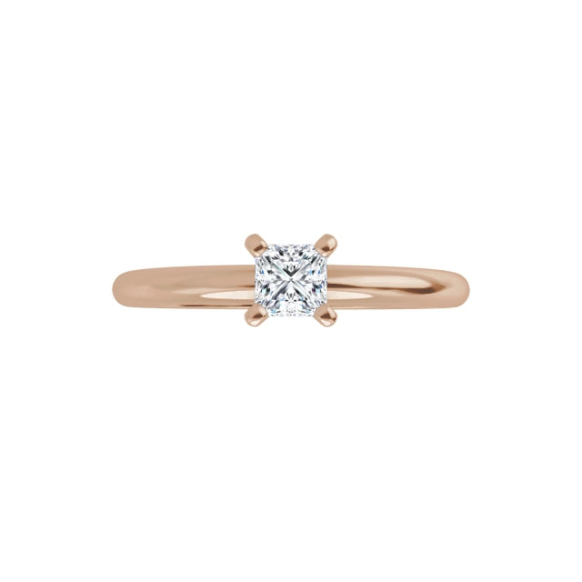 14K Gold Lab-Grown Diamond 0.20ctw VS/F+ Engagement Ring