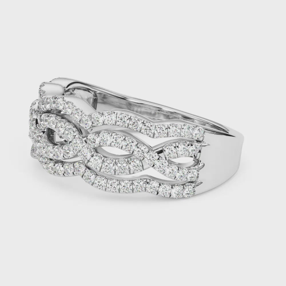 14K Twisted Wedding Ring