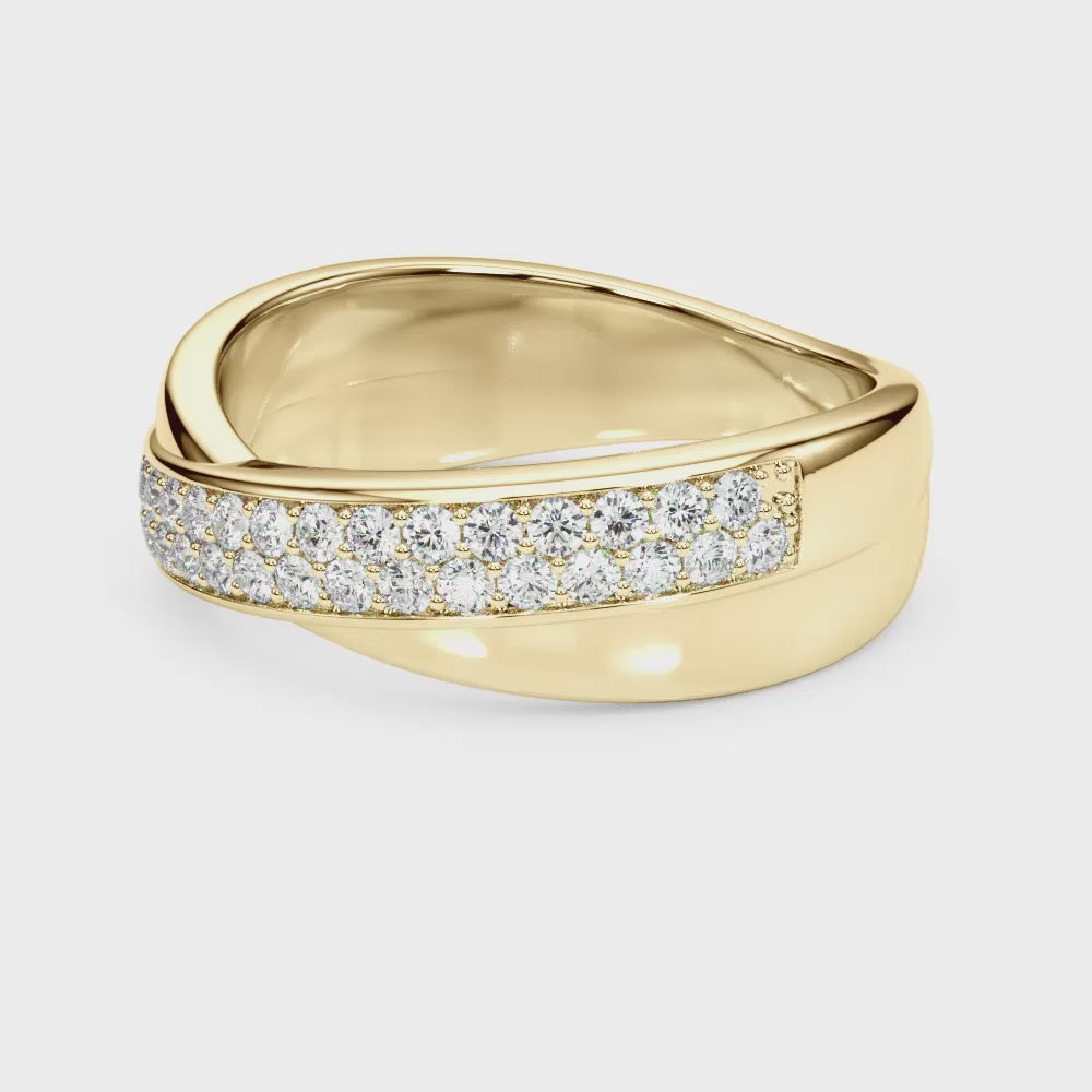14K Twisted Wedding Ring