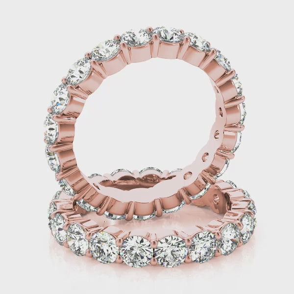 14K Round Diamond Eternity Ring (1.5mm to 3.0mm)