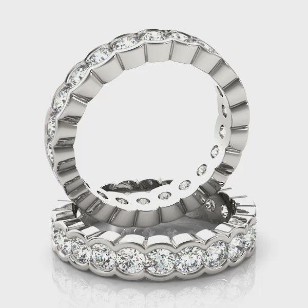 14K Diamond Eternity Ring (2.0MM to 3.7MM)