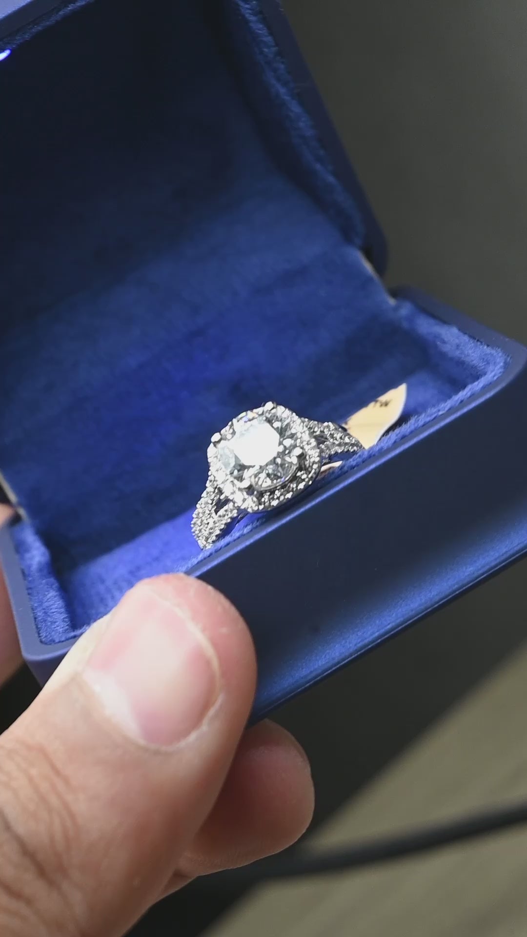 14K Gold 2.70 CT Lab Grown Round Cut Halo Curved Band Lab Diamond Bridal Wedding Set