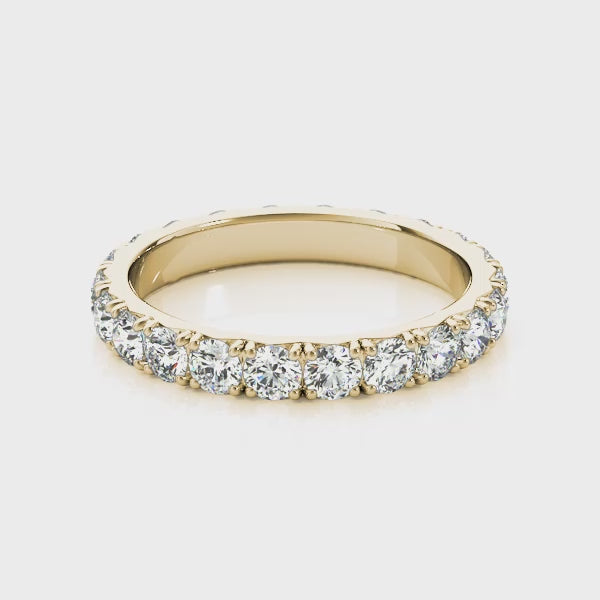 14K French Cut Eternity Ring (1.5MM to 3.00MM)