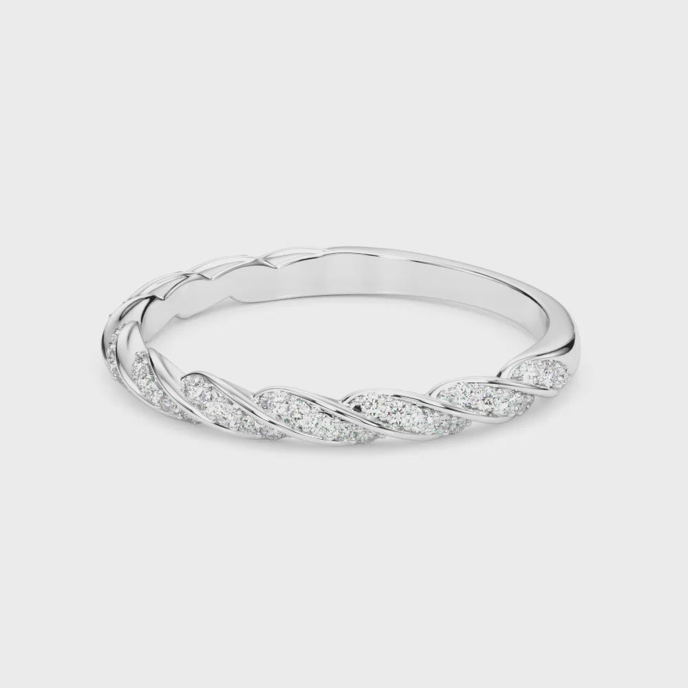 14K Twisted Wedding Ring